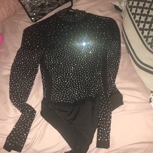 Sparkly body suit